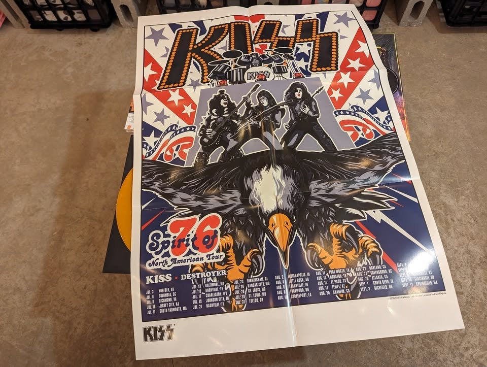 Kiss – On Tour! July 10th, 1976 Vinyl